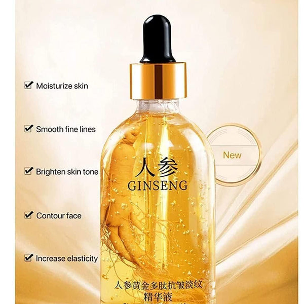 Ginseng Gold Polypeptide Anti-Ageing Serum Pack of 3 100ml Each