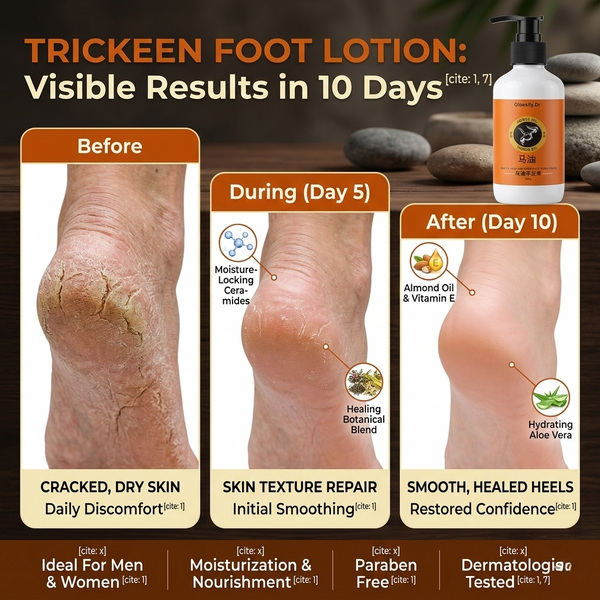 Foot Cream for Cracked and Dry Skin, Heel, Finger Healing Balm 200 ml